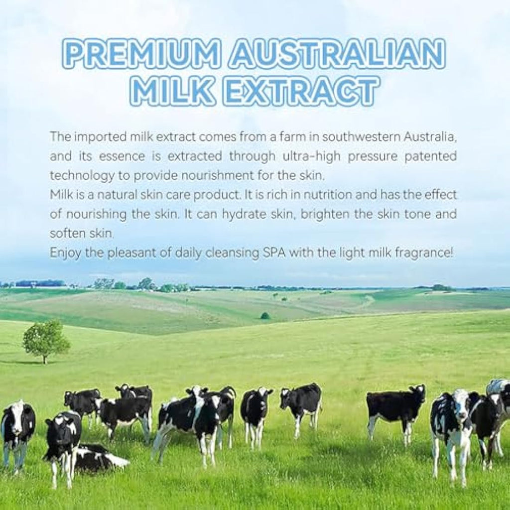 Milk Skin Care Set - 10-in-1 Hydrating Skincare Kit for Teens