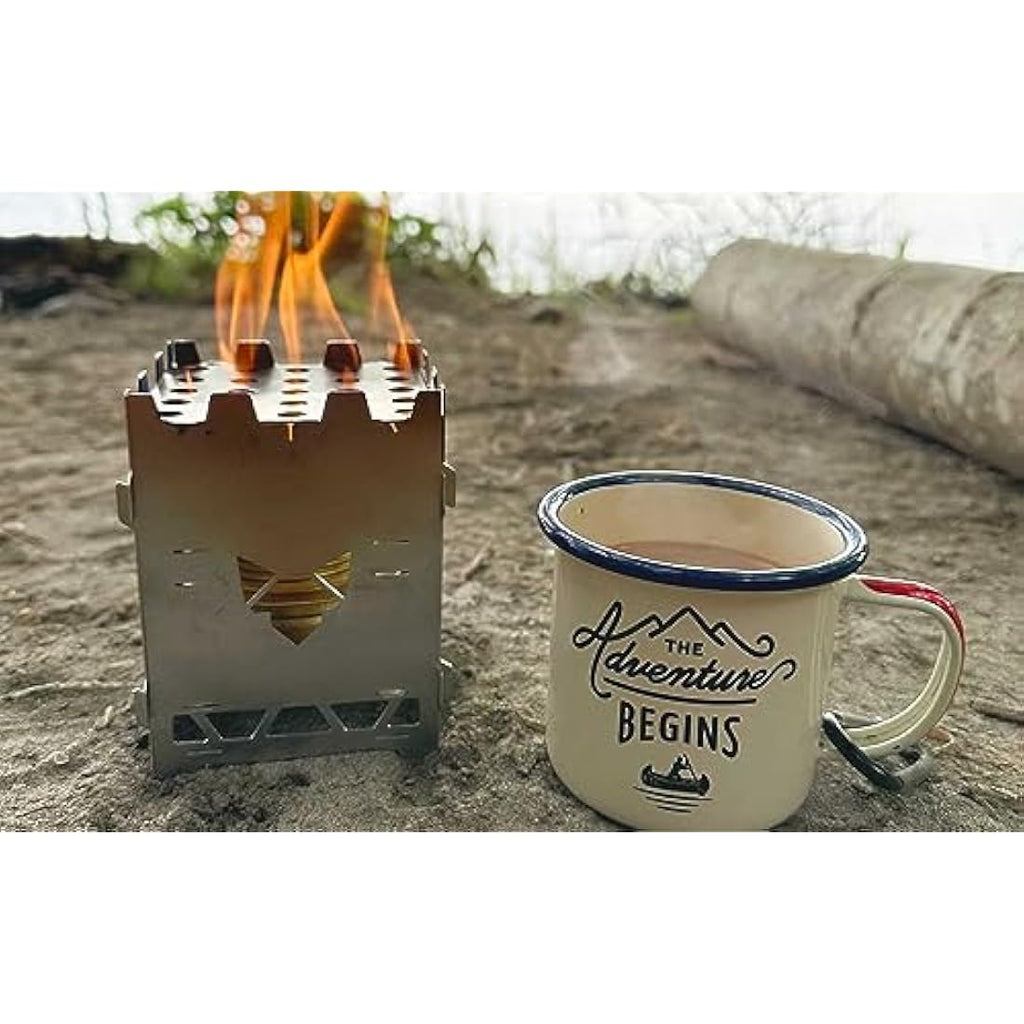 FENNEK Hobo Solo Titan – Ultralight Titanium Outdoor Stove with Bag