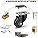 GBL Heavy Duty Castor Wheels - 50mm Swivel Rubber Trolley Wheels - 200kg