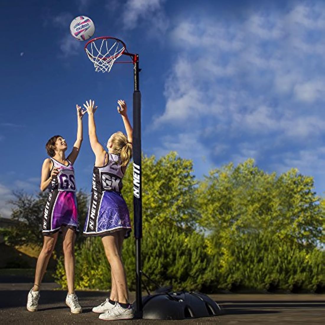 NET1 Netball System – Adjustable Height Portable Post with Pole Pad