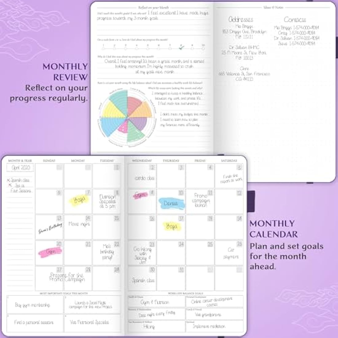 Legend Planner Hourly Schedule – Undated A5 Daily & Weekly Organizer