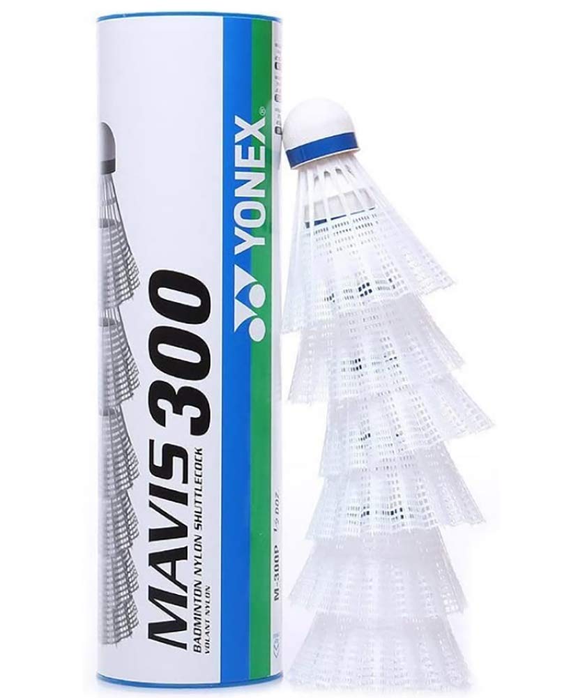 Yonex Mavis 300 Nylon Shuttlecock – Medium Speed Durable Badminton Gear