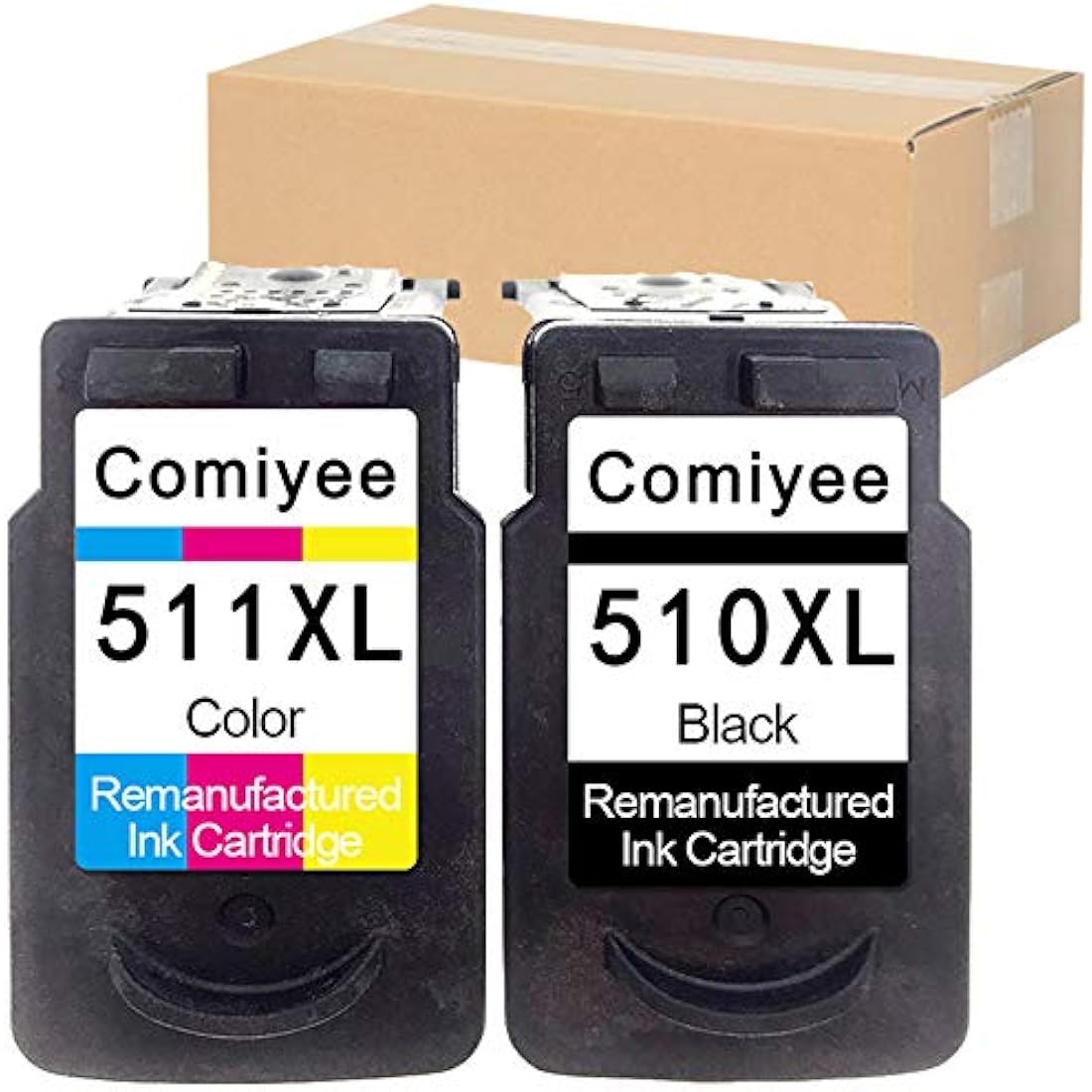 Comiyee PG-510 CL-511 XL Remanufactured Ink Cartridges for PIXMA Printers