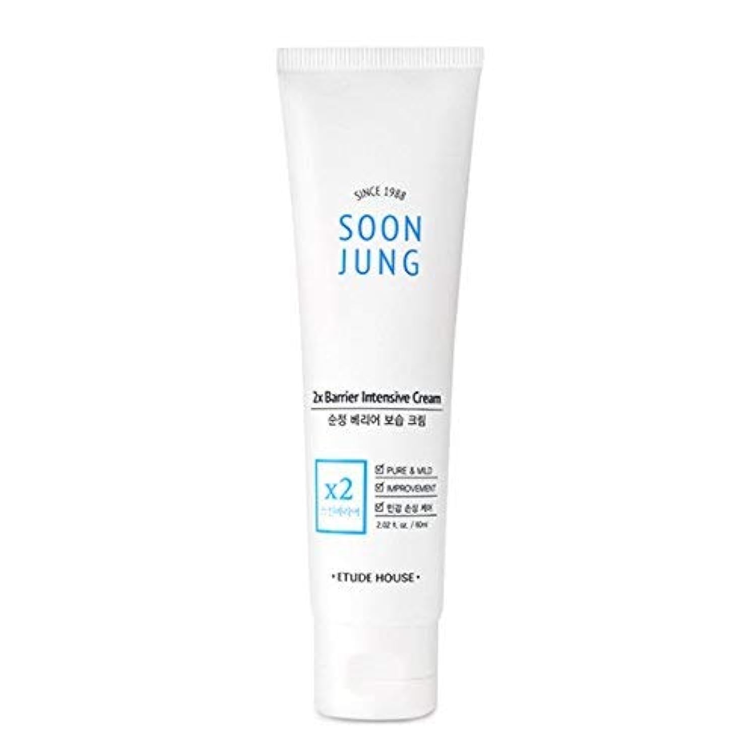 ETUDE SoonJung 2x Barrier Intensive Cream - 60ml Face Moisturizer