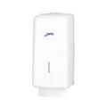 Hexotol AF50000 Z-Fold Toilet Paper Dispenser - White Plastic