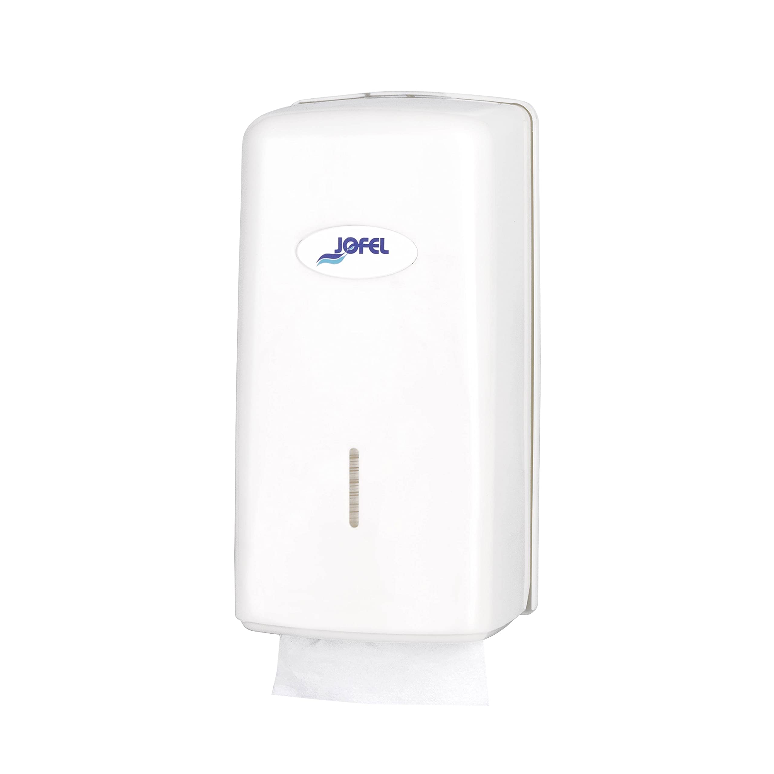 Hexotol AF50000 Z-Fold Toilet Paper Dispenser - White Plastic