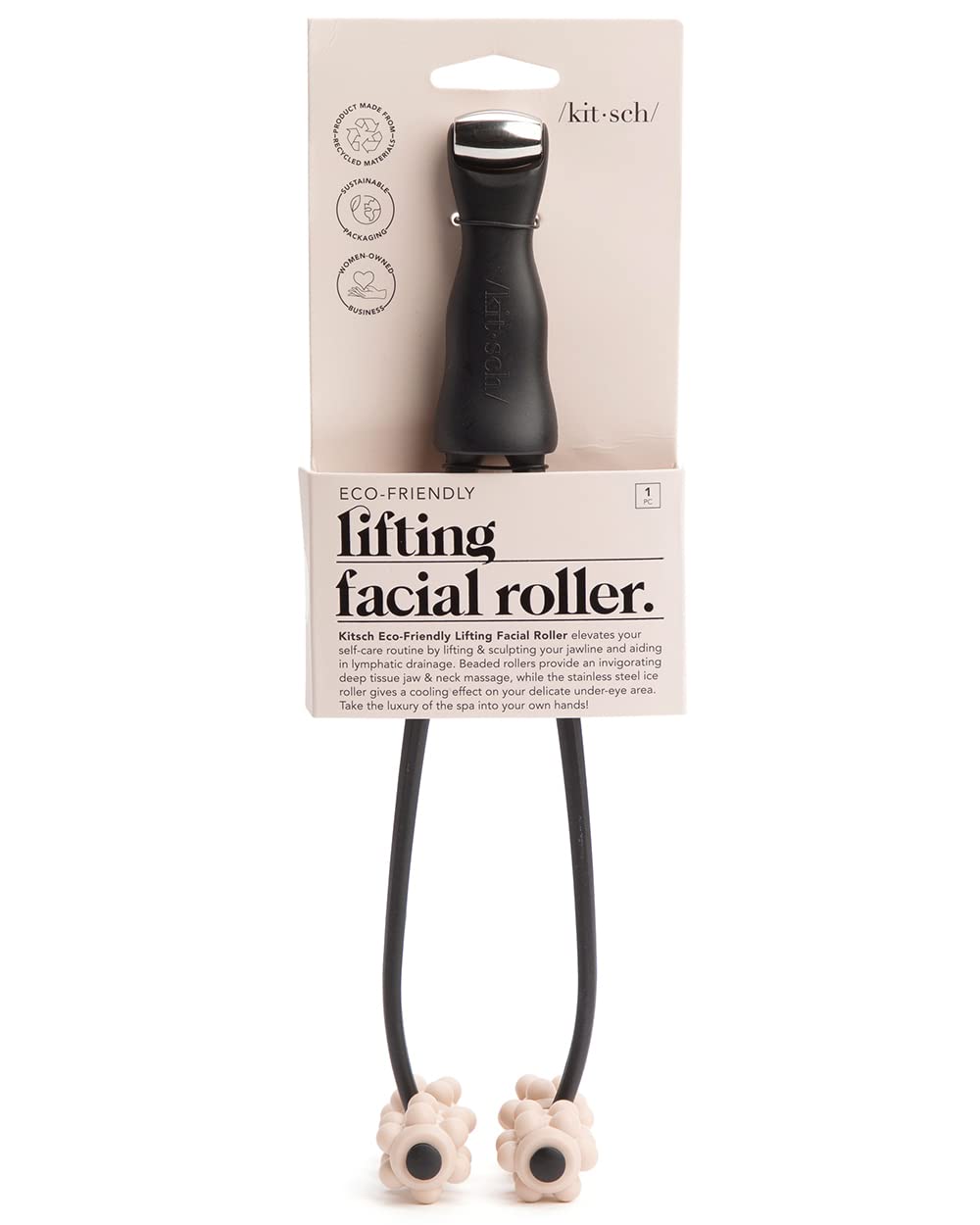Kitsch Facial Lifting Roller – 2-in-1 Eye & Face Massager Tool
