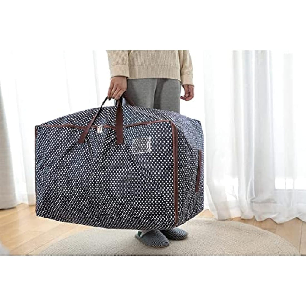 DOKEHOM 105L Large Fabric Storage Bags | 3-Pack Moistureproof Organizers