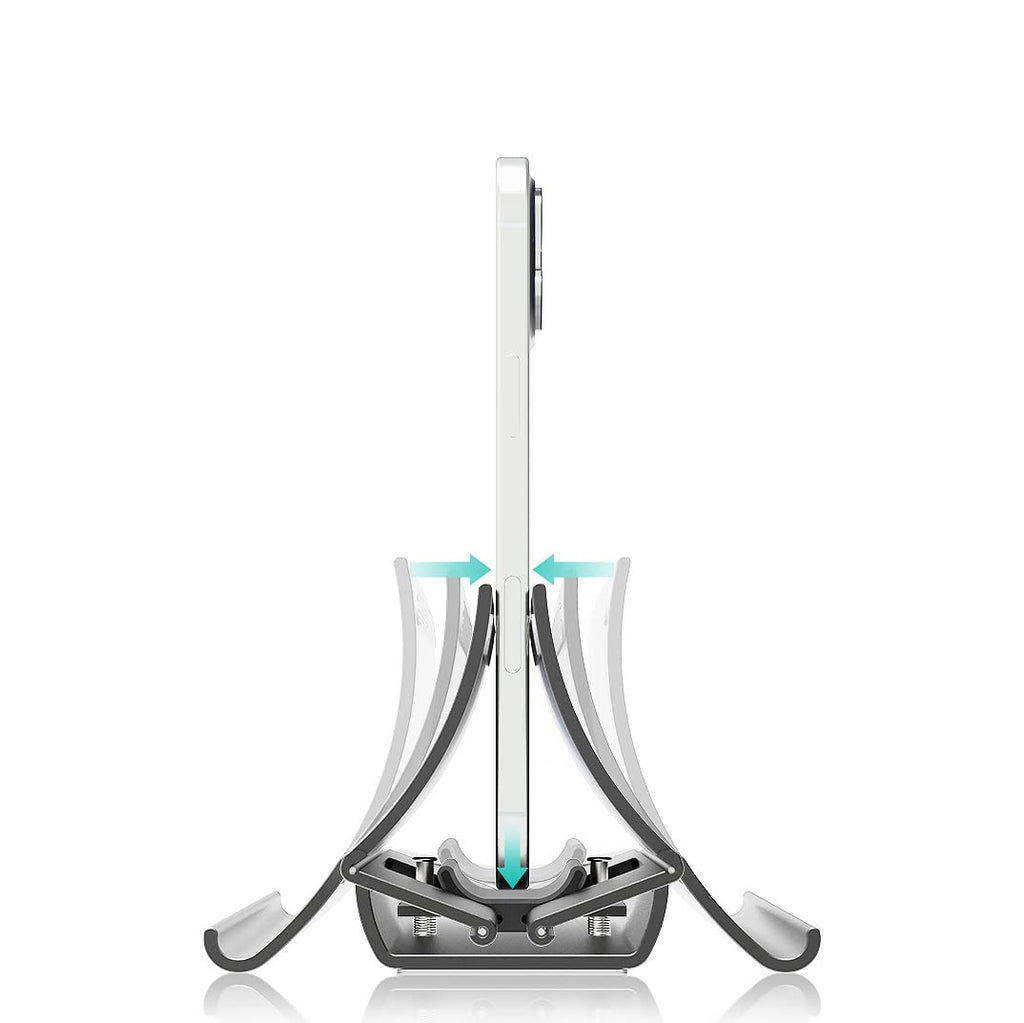 VOANZO Vertical Laptop Stand Gravity Notebook Holder Desktop Space Saving Laptop Stand Dock for All Laptop Models （up to 17.3"）