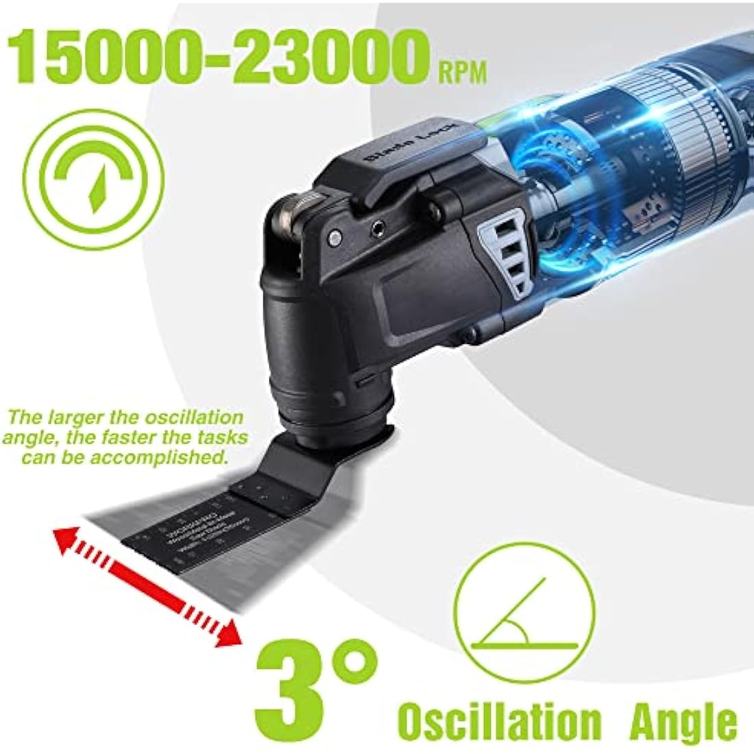 WORKPRO 300W Oscillating Multi Tool Kit | 7 Speeds with 17pc Accessories
