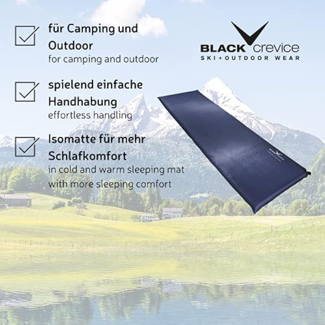 Jolof Store Inflatable Camping Mattress – Durable 250T Polyester Mat