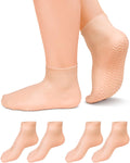DLMDLM Silicone Moisturizing Socks for Dry Cracked Feet - XL 2 Pairs