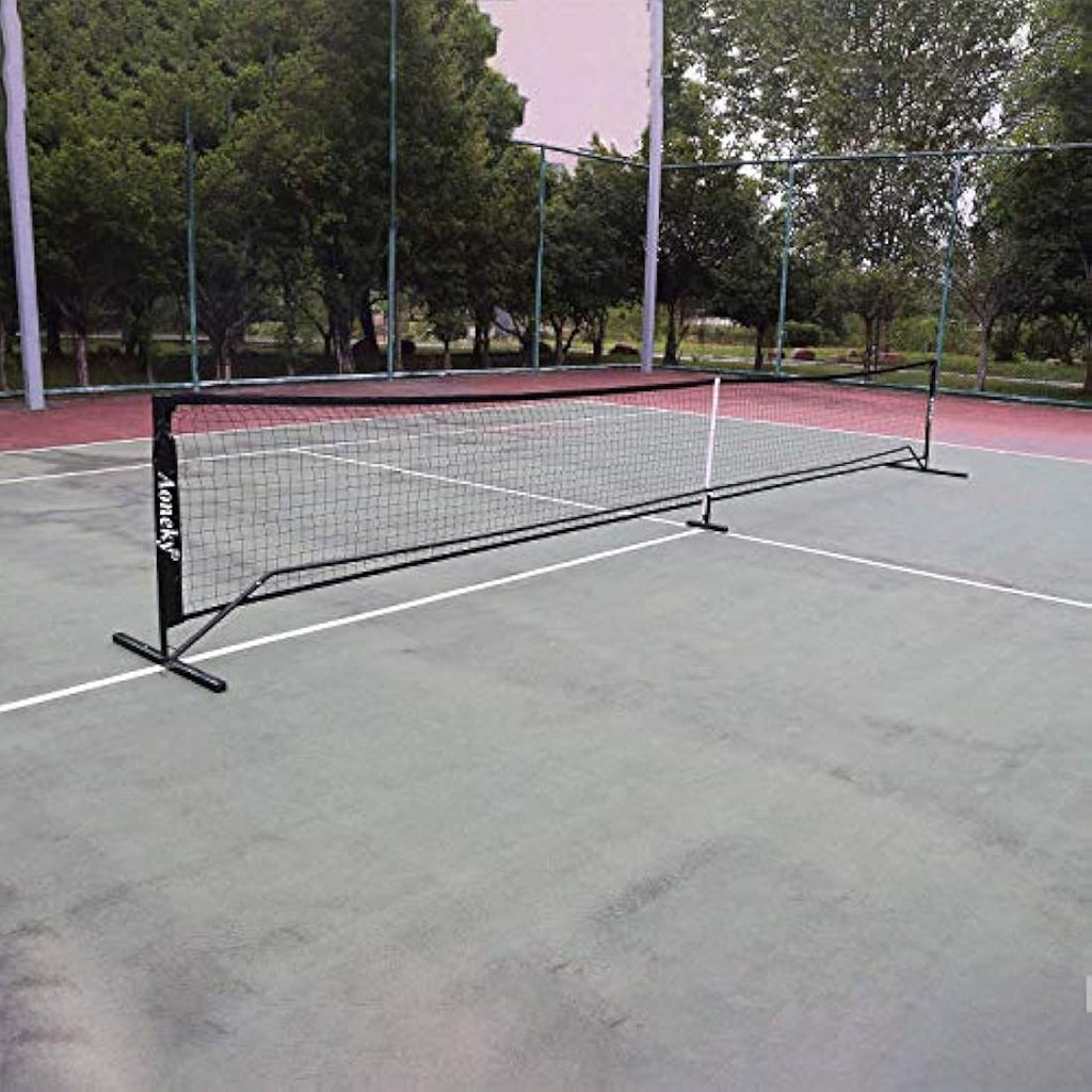 Aoneky 22x3ft Portable Pickleball Net Set with Steel Stand and Bag