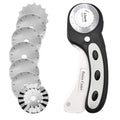 45mm Rotary Cutter with 7 Replacement Blades for Fabric & Leather