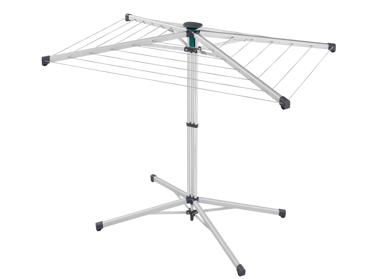 Leifheit LinoPop-Up 140 Portable Umbrella Clothesline – 14m Drying Space