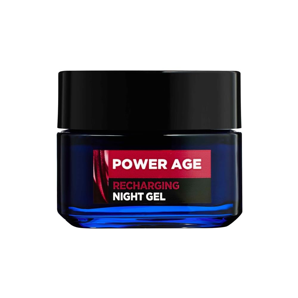 L'Oréal Men Expert Power Age Night Gel – Anti-Aging Face Moisturizer