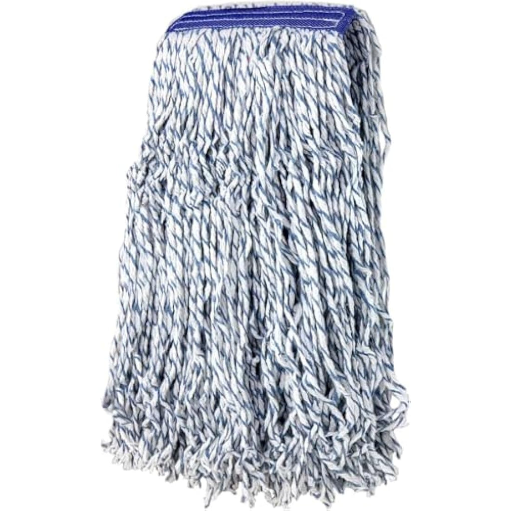 KLEEN HANDLER Cut-End Finish Mop - 4-Ply Synthetic Blend, 24 Pack