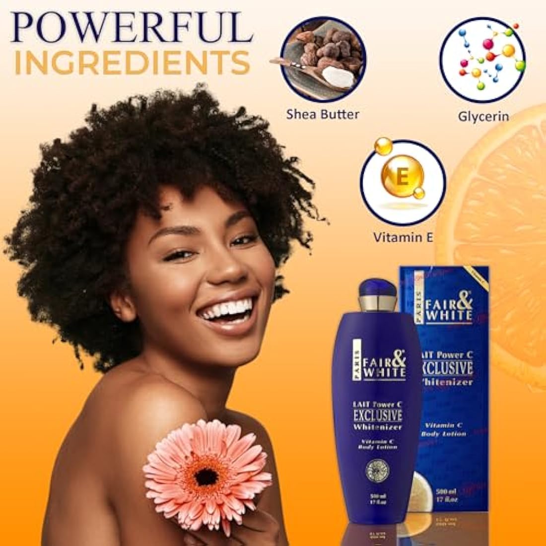 Fair and White Exclusive Vitamin C Body Lotion – Brightening 500ml