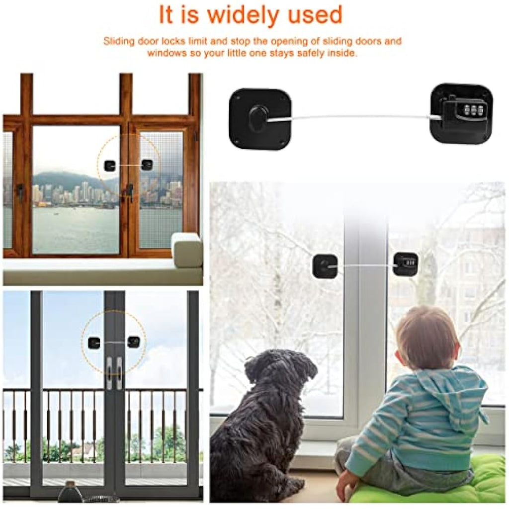 Evilsoul Password Fridge Lock – 2PCS Adhesive Child Safety Combination Lock