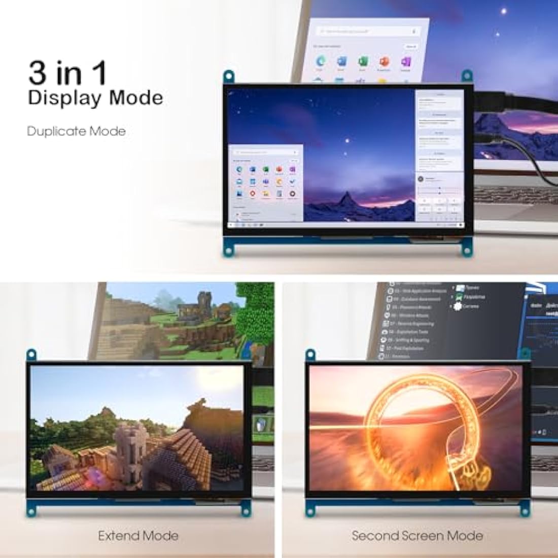 ELECROW 10.1 Inch Touchscreen Monitor | 1280x800 IPS Raspberry Pi Display