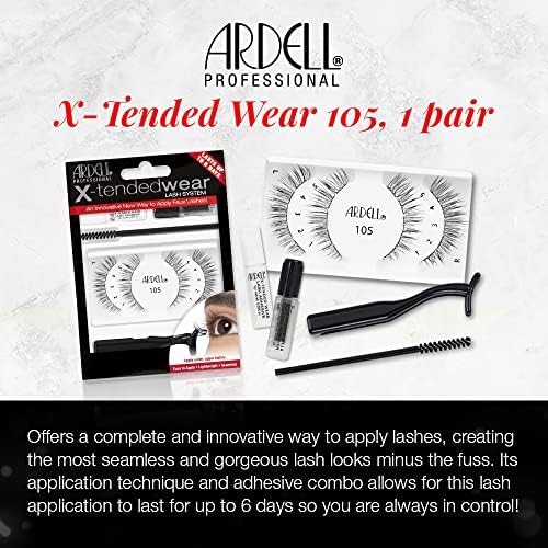 Ardell X-Tended Wear 105 Black Lash Clusters – Natural Vegan Eyelashes
