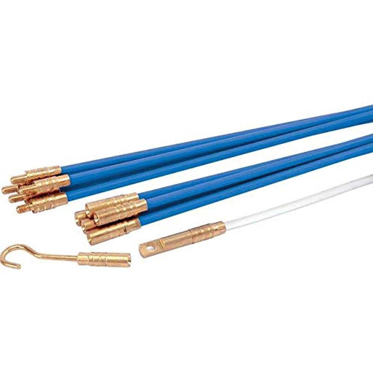 Draper 45274 Cable Access Kit – 10m Wire Fishing Rods (10 x 1m), Blue