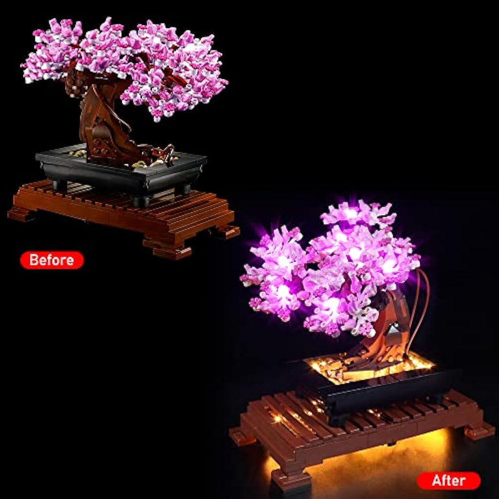 LocoLee LED Lighting Kit for Lego 10281 Bonsai Tree – USB Powered