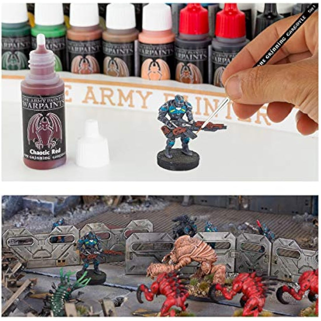 Grinning Gargoyle Sci-Fi Acrylic Paint Set - 20 Colors for Miniatures