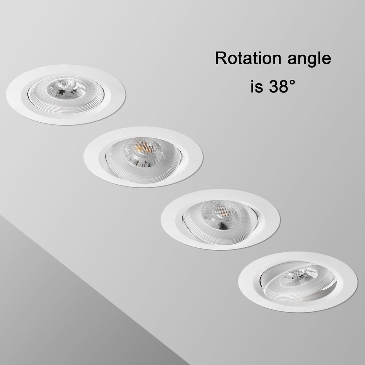 Ultra Slim LED Recessed Downlights | 3000K Warm White | 20 Pack