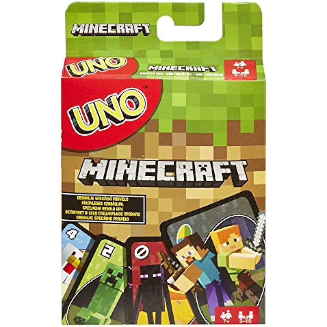 Mattel Games UNO Minecraft Card Game | Collectible 112 Card Deck