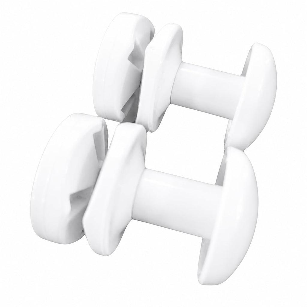 Set of 2 White Towel Rail Hooks for Radiator Towel Dryer - Pair of Hooks White - image 5