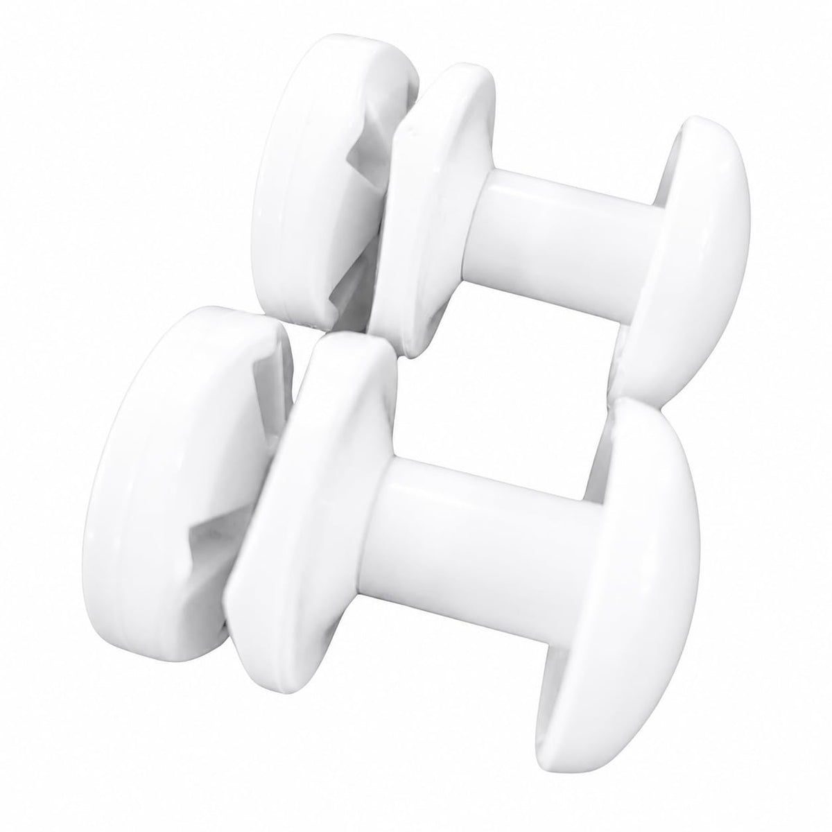 Set of 2 White Towel Rail Hooks for Radiator Towel Dryer - Pair of Hooks White - image 5