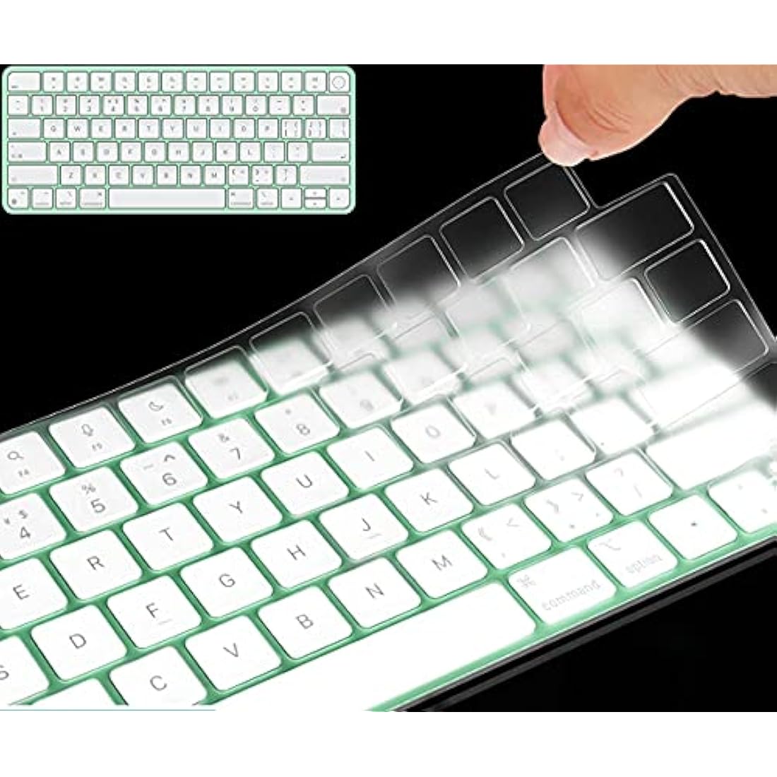 TPU Keyboard Cover for Apple iMac 24 Inch Magic Keyboard