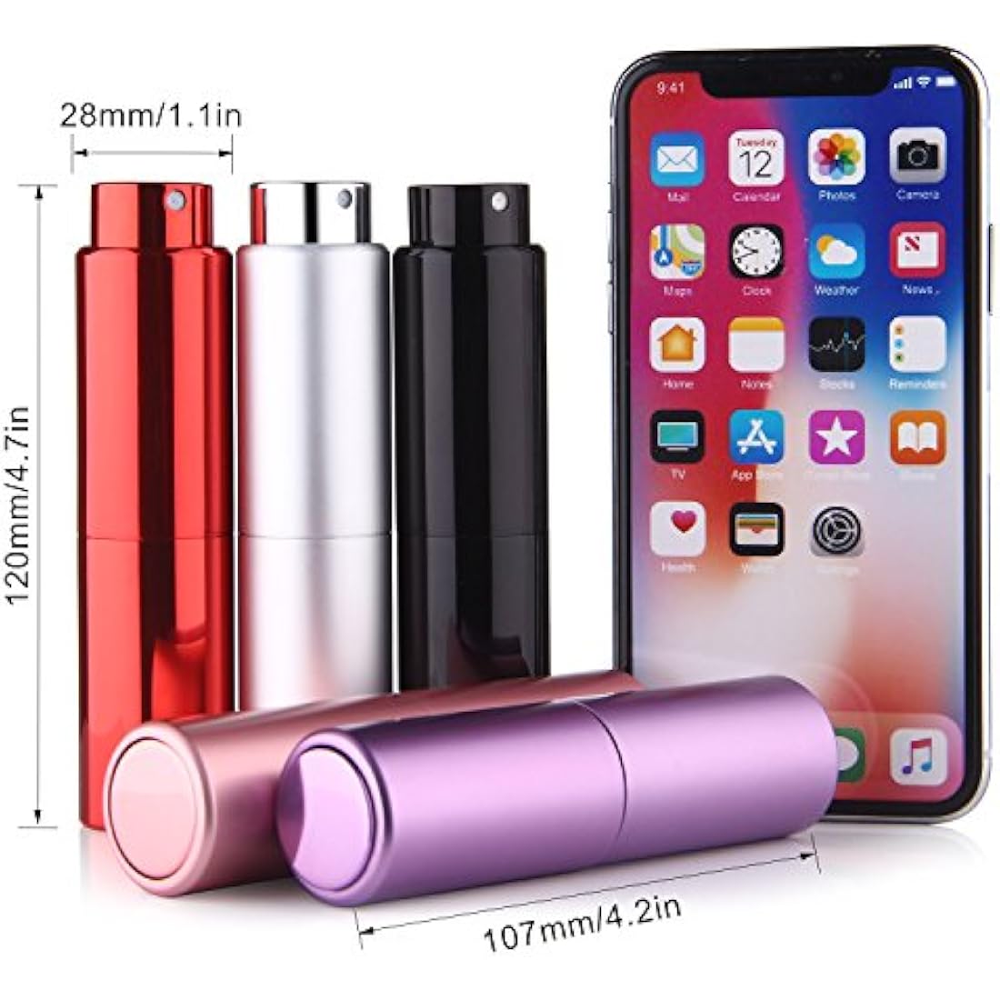Faireach 20ml Refillable Perfume Atomiser – Leak Proof Travel Spray