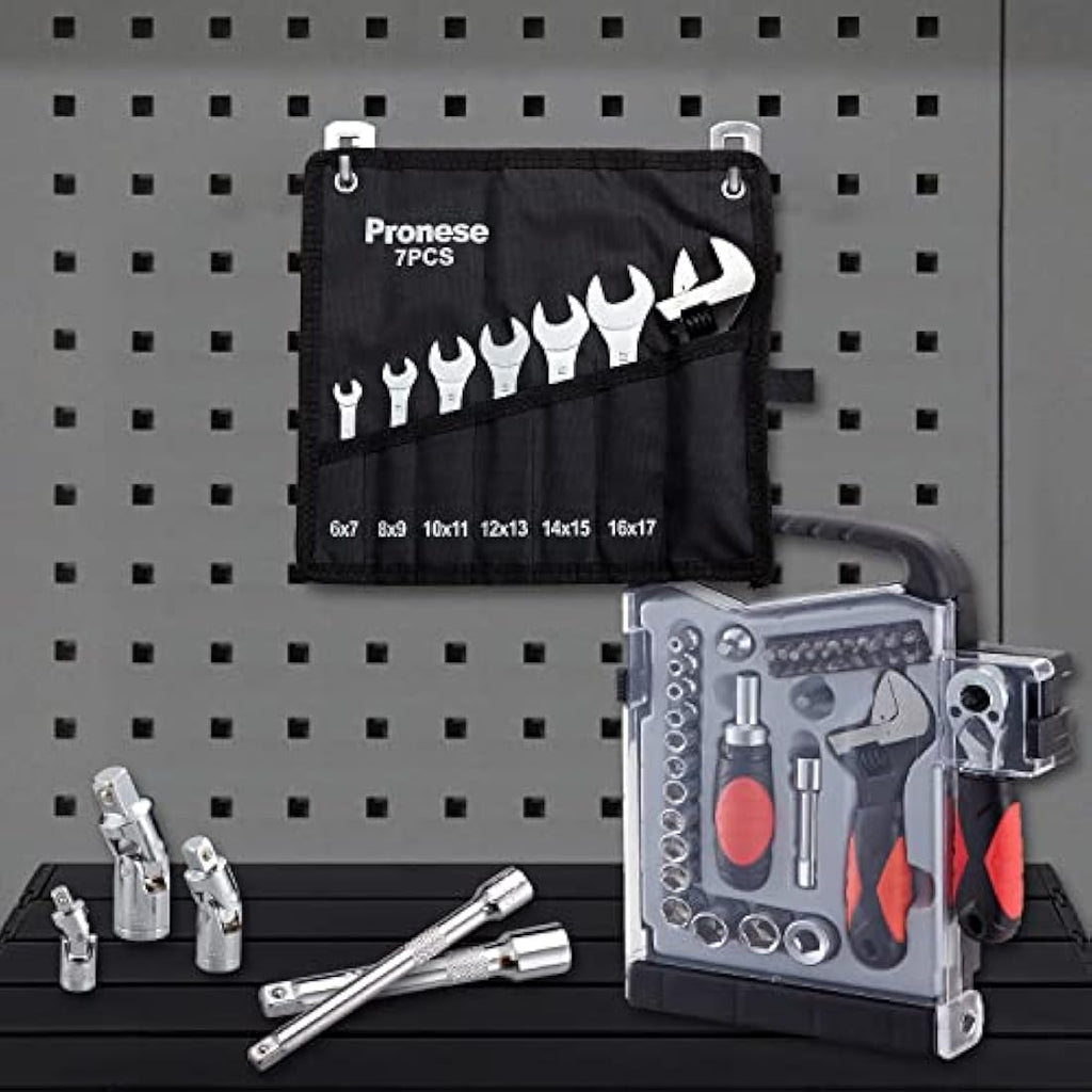 Pronese 10-Piece Super-Thin Metric Open End Wrench Set | 6mm–27mm