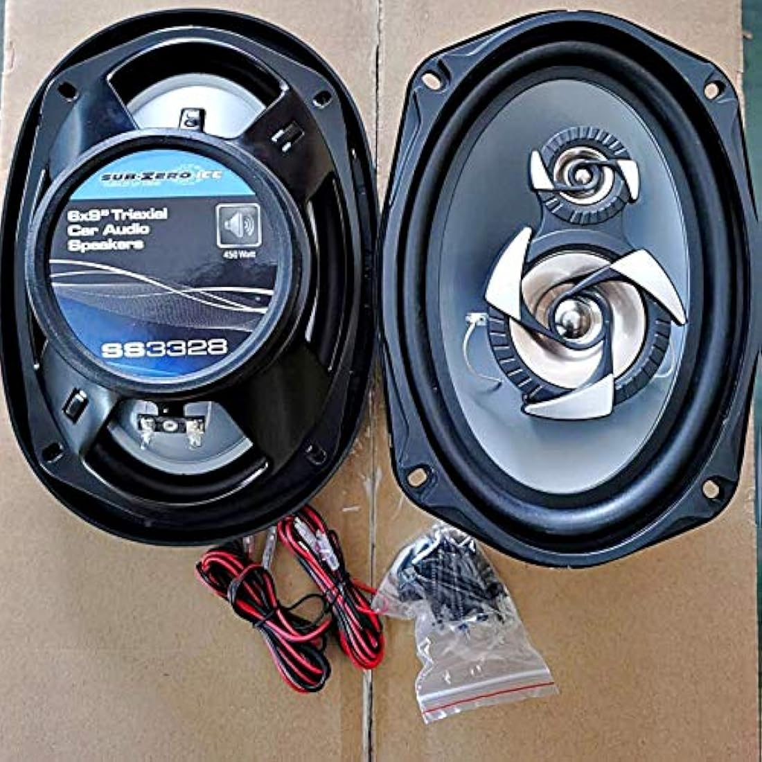 Sakura Sub-Zero 6x9 Inch Triaxial Car Speakers - 450W Polypropylene