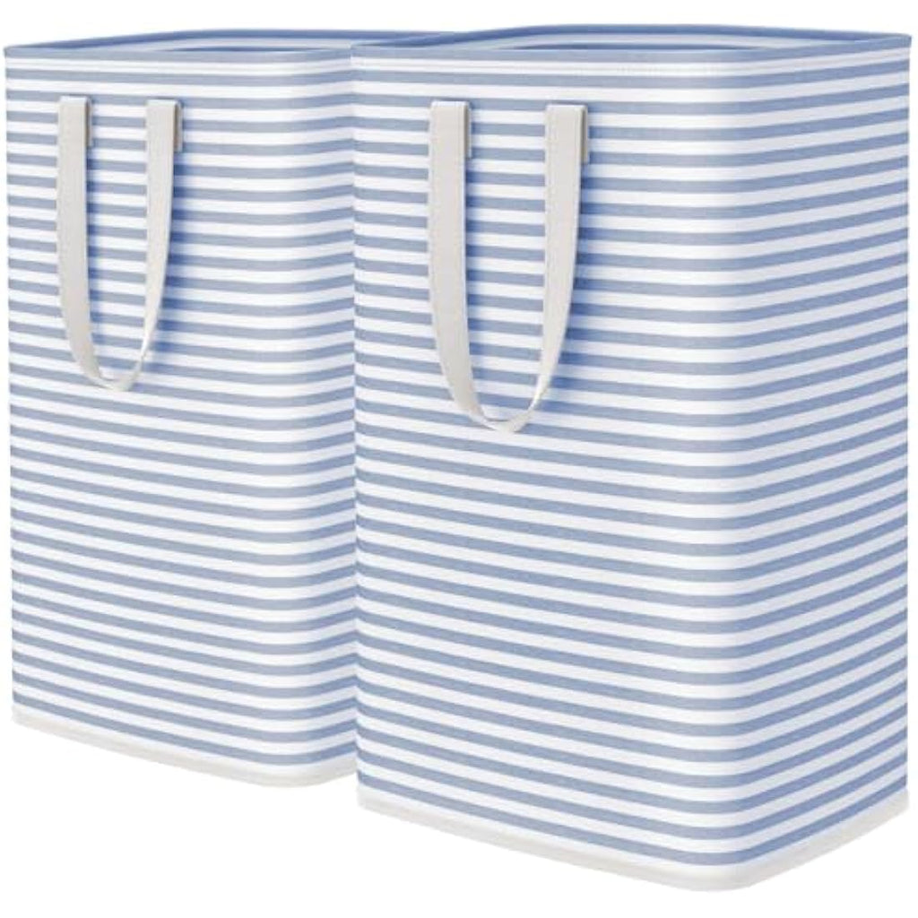 Lifewit 80L Large Laundry Basket | Foldable Waterproof Hamper – 2 Pack