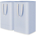 Lifewit 80L Large Laundry Basket | Foldable Waterproof Hamper – 2 Pack