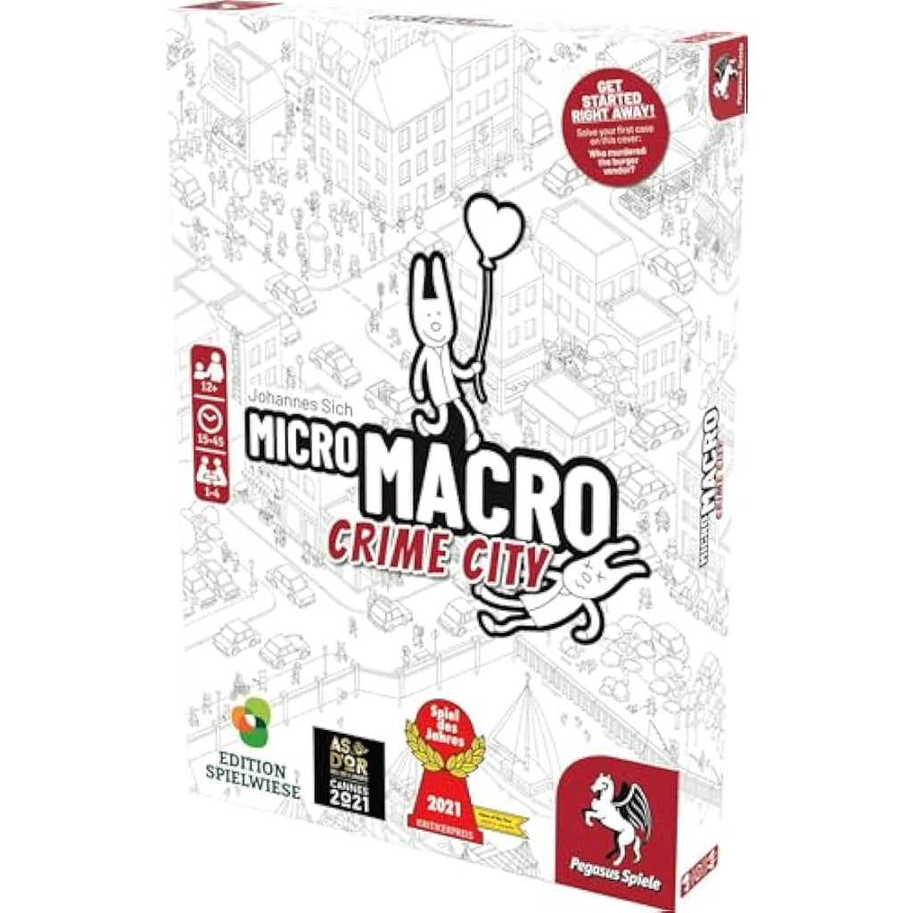 MicroMacro: Crime City – Pegasus Press Cooperative Detective Board Game