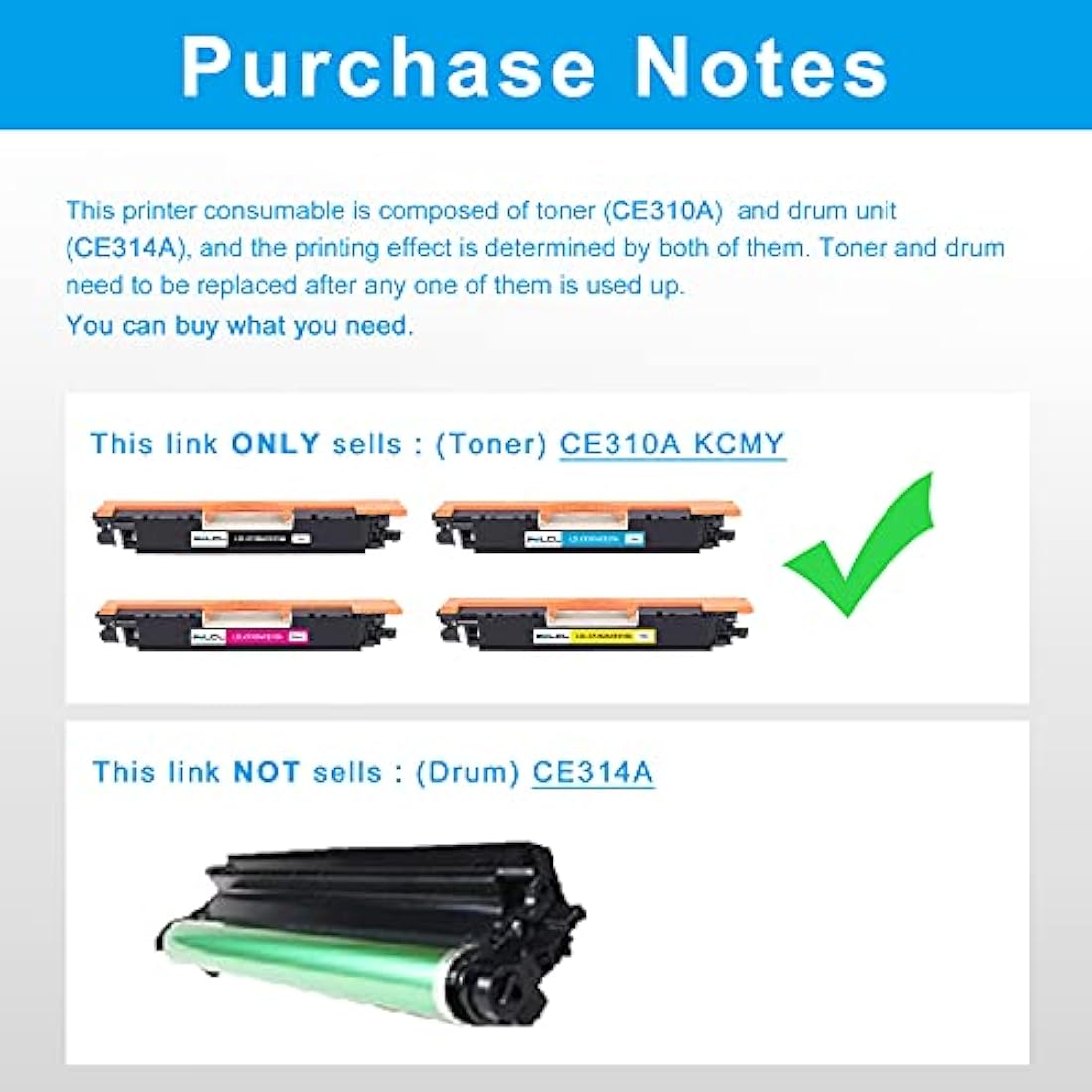 LCL 126A Remanufactured Toner Cartridge 4-Pack for HP LaserJet Pro CP1025