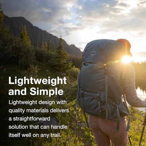 Osprey Renn 65L Women's Hiking Backpack – Dark Charcoal/Gray Wolf
