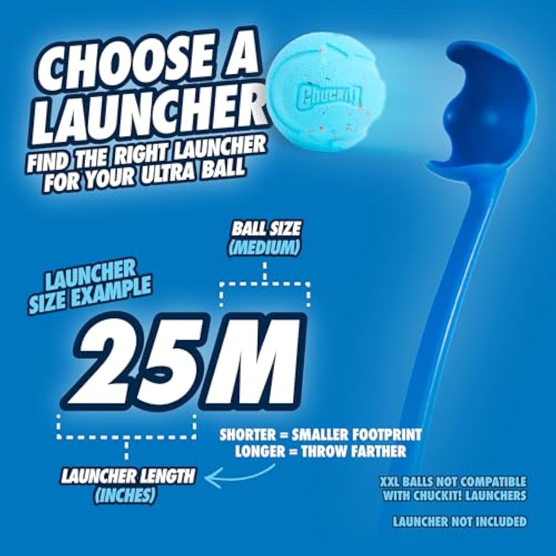 Chuckit! Rebounce Ball 2-Pack – Durable Rubber Fetch Dog Toy, Medium