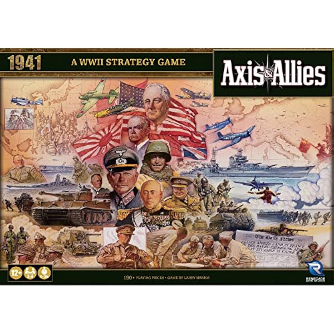 Axis & Allies: 1941 Strategy Board Game by Renegade Game Studios