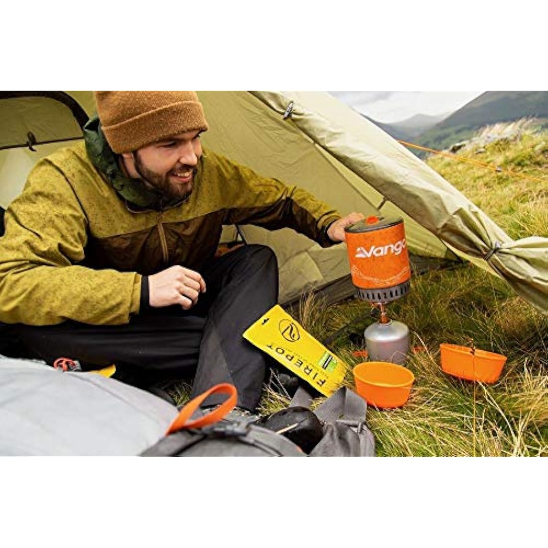 Vango Ultralight Heat Exchanger Cook Kit – 1L Hard Anodised Pot
