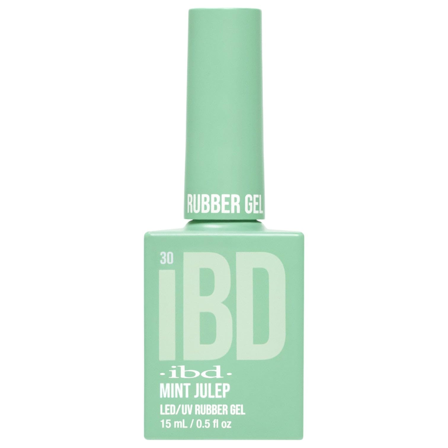 IBD Rubber Gel Nail Polish – Mint Julep – 15ml LED/UV Strengthening Gel