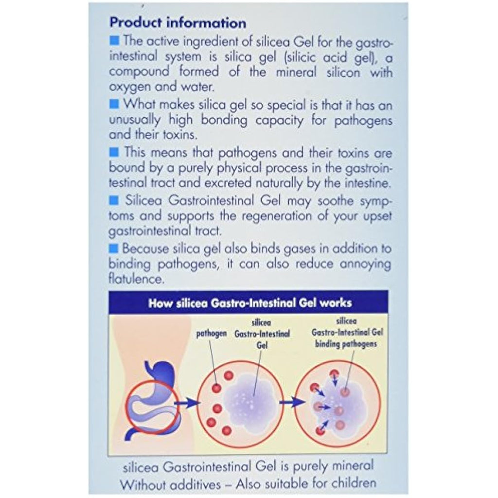 Silicea Gastro Intestinal Direct Gel – Digestive Relief – 15 Sachets