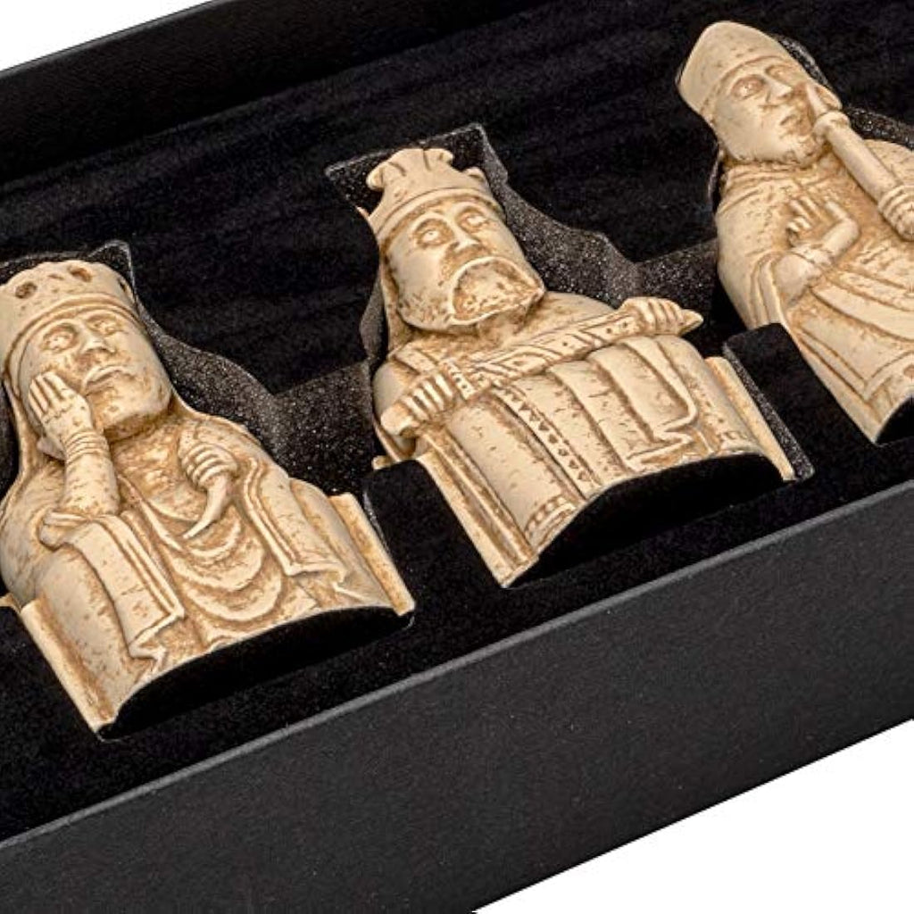 Isle of Lewis Replica Chess Pieces – Jolof Store Stone Resin Set
