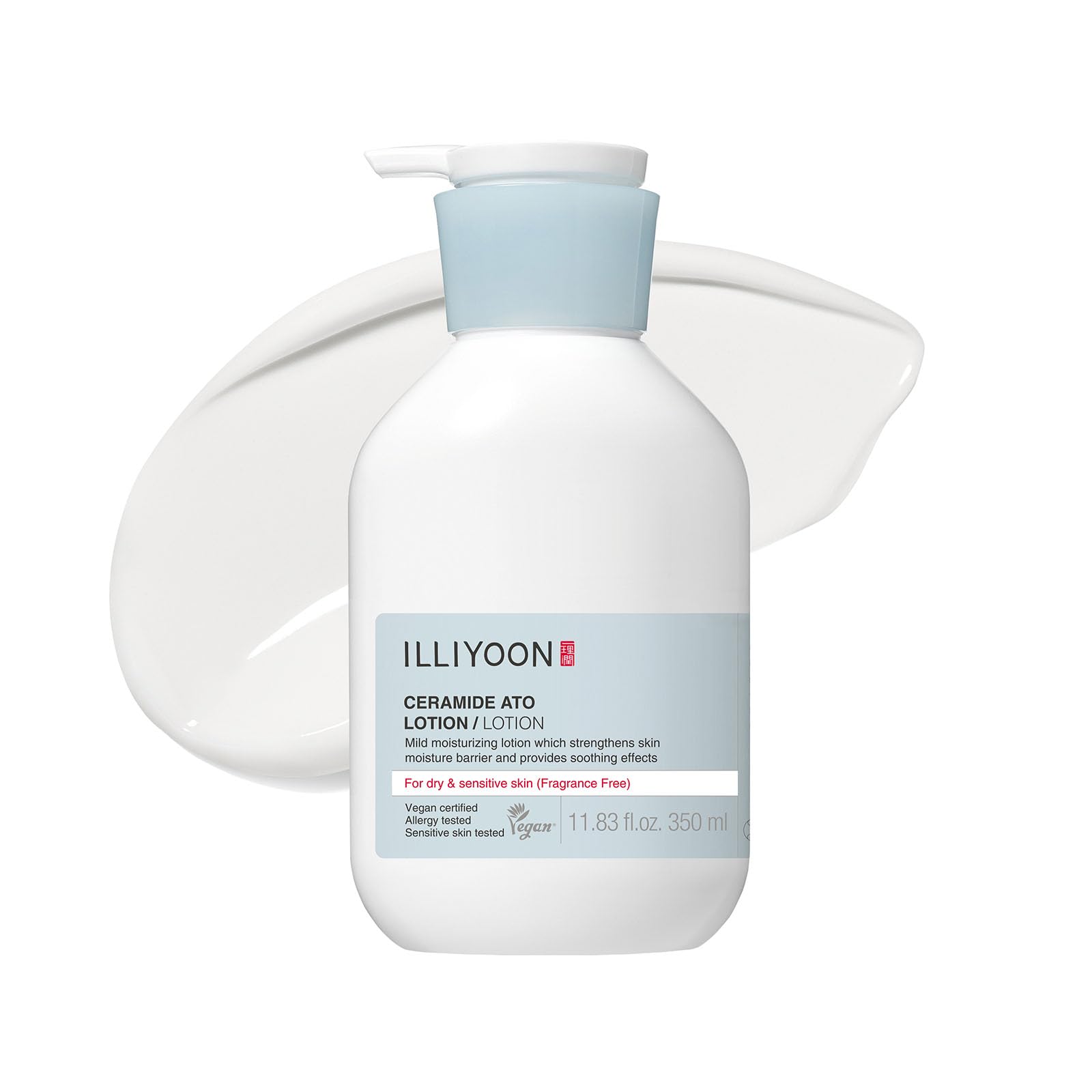 ILLIYOON Ceramide Ato Lotion 350ml | Vegan Barrier Repair for Sensitive Skin