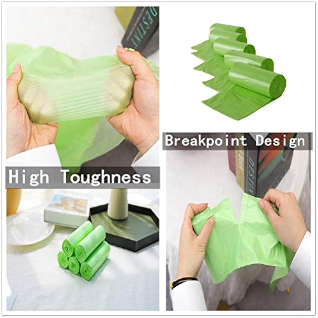 20L Biodegradable Bin Liners – 100 Compostable Food Waste Bags