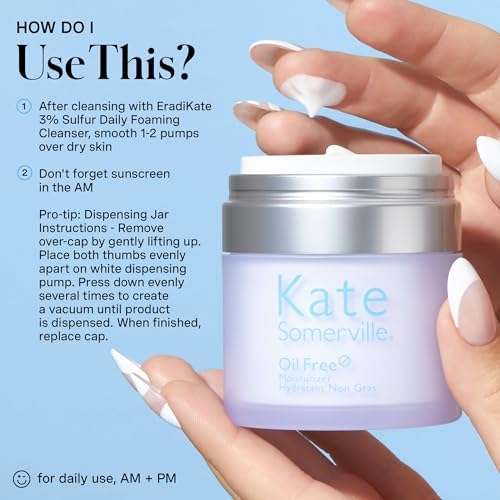 Kate Somerville Oil Free Moisturiser | Lightweight Face Cream for Oily Skin